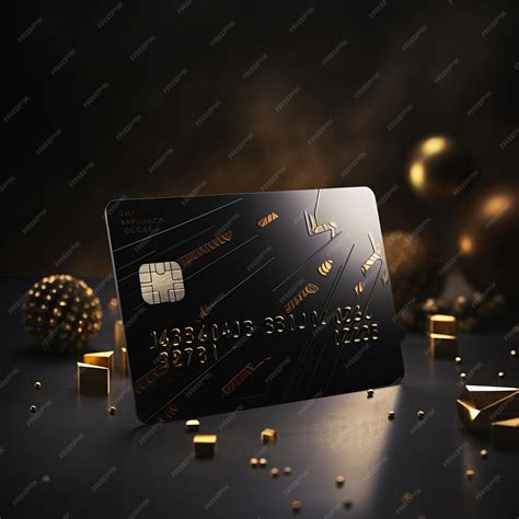 Premium Photo | Graceful Luxury A Credit Card Affair amidst an Elegant ...