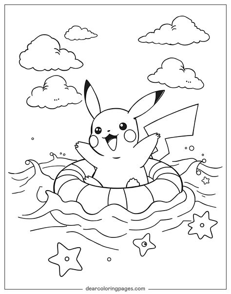 Printable Pokemon Pikachu Coloring Pages [2025]