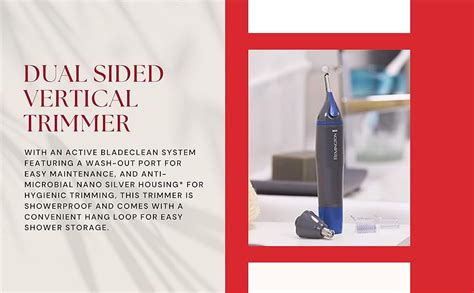 RemingtonNE3850Men's Battery Operated Nose, Ear and Eyebrow Hair ...