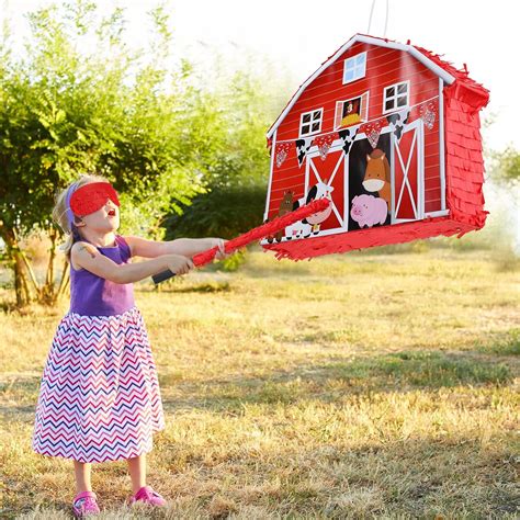 Buy Farm Pinata Bundle Fiesta Pinata Set Includes Barnyard Pinata, Bat ...