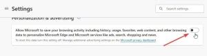 Image result for Windows Edge Privacy Settings
