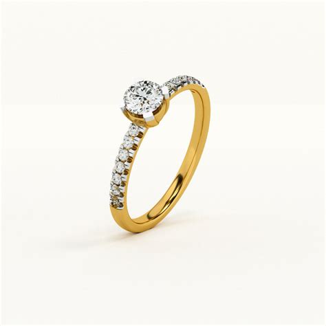 Glow 9KT Gold Lab Grown Diamond Ring – PALMONAS