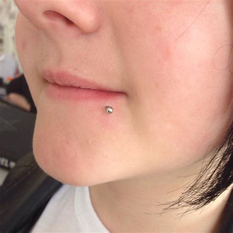 Labret Piercing Experience 的图像结果