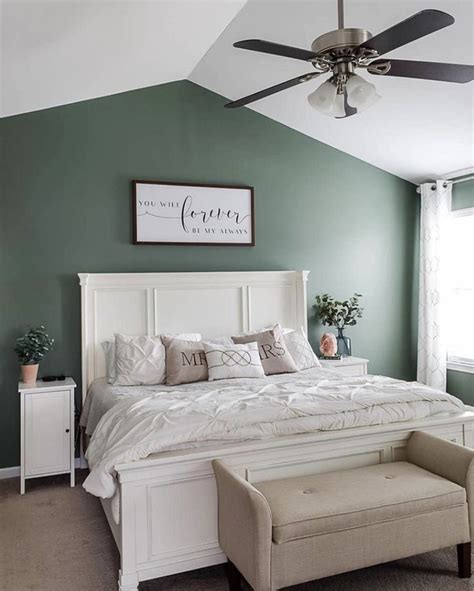 grey and green bedroom ideas