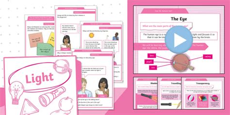 Step into Science: Y6: Spring: Block 1: Light: Steps 1 to 8