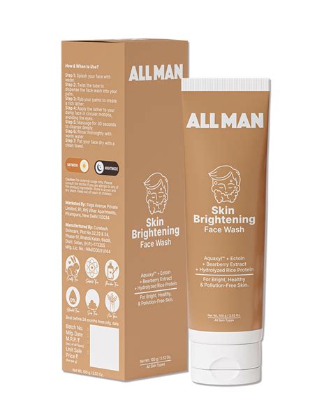 Buy ALL MAN Skin Brightening Face Wash – Brighten & Hydrate Your Skin ...