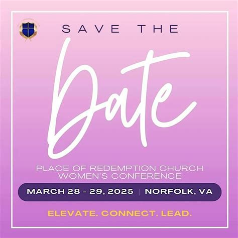 The Well Women Conference 2025-Place of Redemption Church, 809 ...