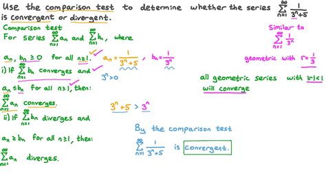 Question Video: Determining Whether a Given Series Is Convergent or ...