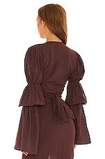 Bananhot X REVOLVE Tie Front Top in Cocoa | REVOLVE