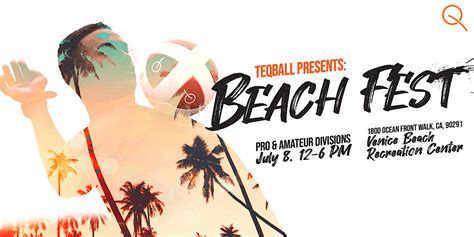 Teqball Presents: Beach Fest - Unleash Your Skills in the Sand!, Venice ...