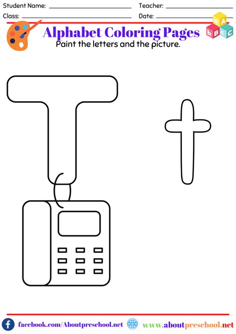 Alphabet Coloring Pages T