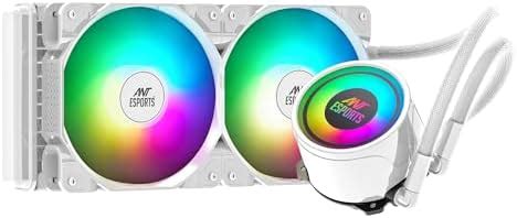 Ant Esports ICE-240 240mm Addressable RGB 2600 RPM AIO I CPU Liquid ...