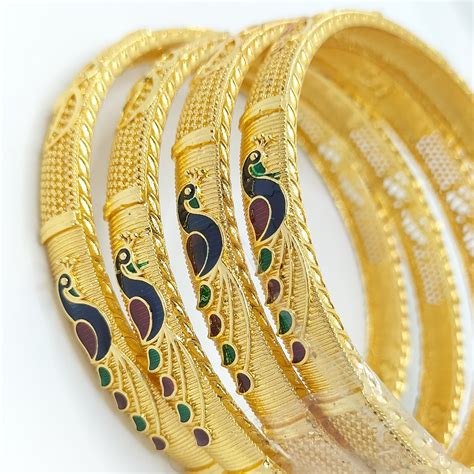 Fantastic Daily Wear peacock design Bangles for girls & womens