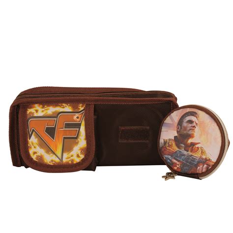 STYM VF ROUND Art Polyester Pencil Pouch (Set of 1, Brown) - Pencil ...