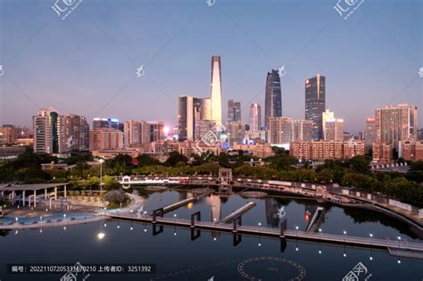 东莞南城cbd夜景,都市风光,建筑摄影,摄影素材,汇图网www.huitu.com