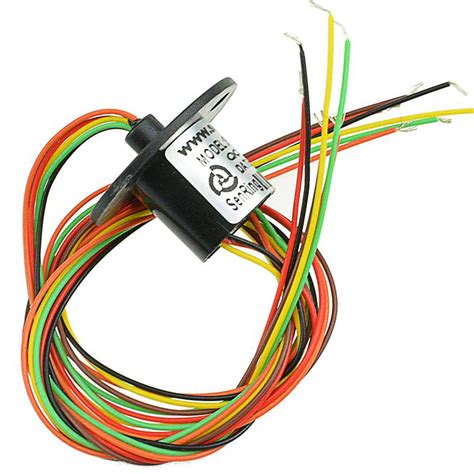 Buy DAOKI Slip Ring, V-Groove Ring 12.5mm Signal Transmit Electrical ...