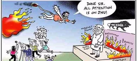 In cartoons: JNU crisis and sedition charges are fodder for sharp satire