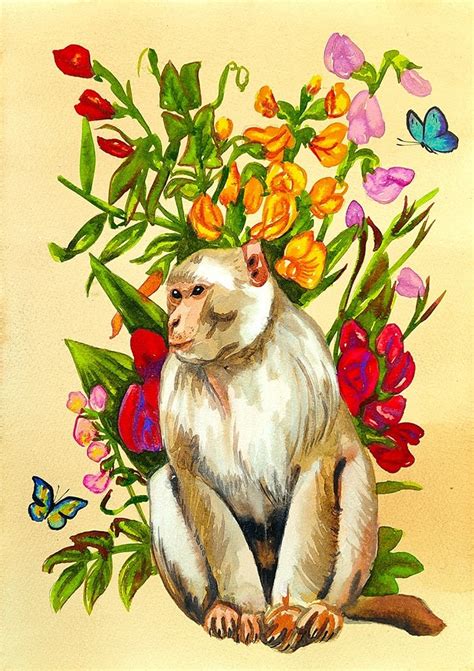 "Vanishing Beauty 28": Brown Animals painting by Manisha Agarwal ...