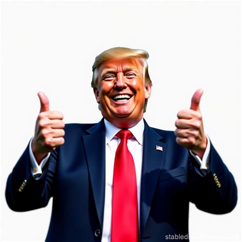 Donald Trump Thumbs Up | Stable Diffusion Online