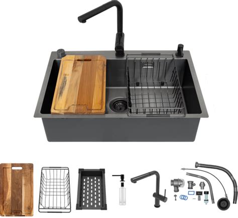 All-in-One Workstation Stainless Steel Sinks – Carysil Online Limited