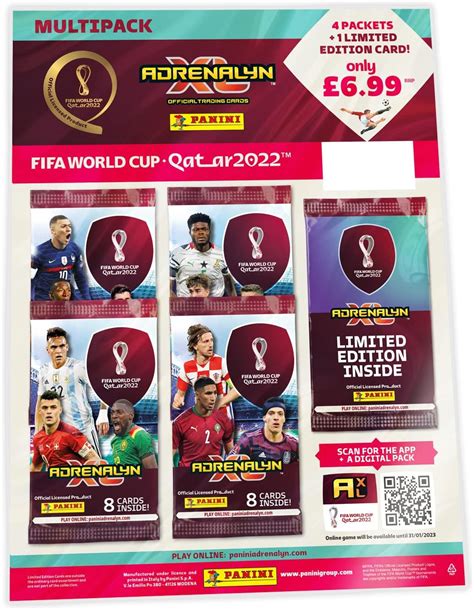 Buy Panini FIFA World Cup 2022 Adrenalyn XL Trading Card Multipack ...