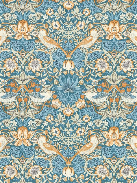 William Morris Clarke & Clarke Strawberry Thief Wallpaper • Price