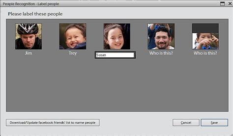 Marking faces in photos and organizing people stacks | Elements ...