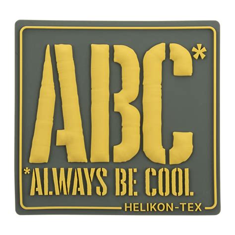 Helikon ABC Always Be Cool Patch - Green - Buy Online - MILITARY Shop