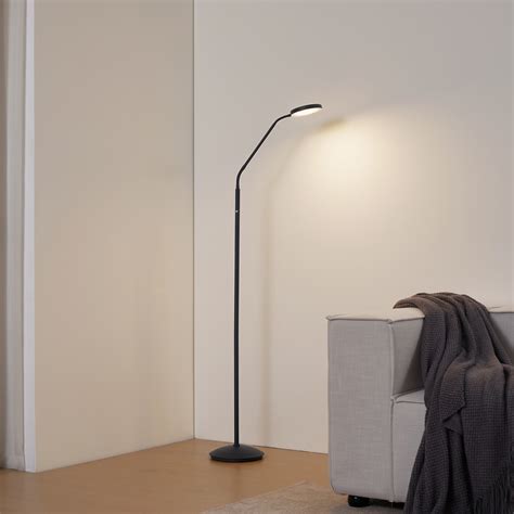 Lindby Elvyn LED battery-powered floor lamp, black, adjustable | Lights ...
