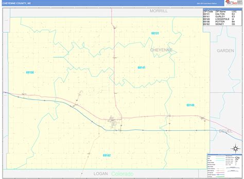 Cheyenne Wy Zip Code Map
