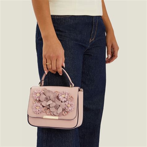 Pink 3D Flower Sling Bag - Accessorize India