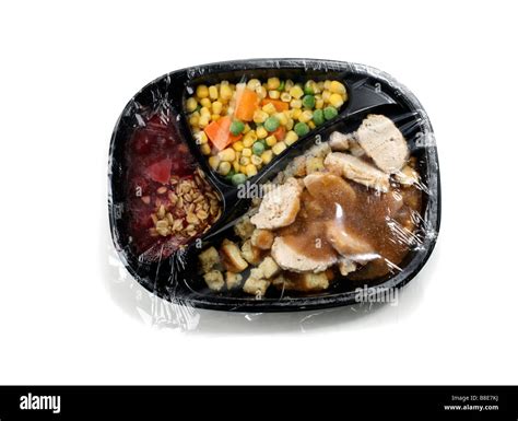 Wrapped Frozen turkey Dinner Stock Photo - Alamy