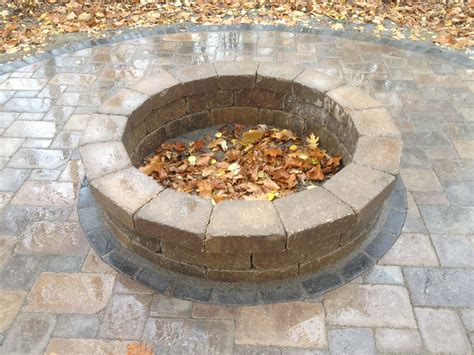 Lowes Brick Pavers Fire Pit at Clifford Bloss blog