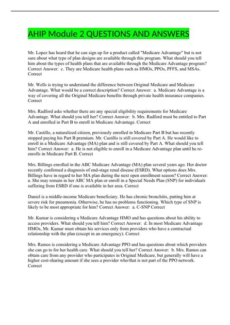 Image result for Ahip Questions Module 4