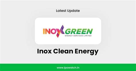 Inox Clean Energy submitted the confidential DRHP with the SEBI for an ...