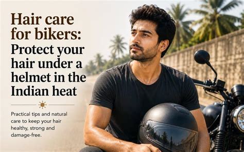 Hair care for bikers: Protect your hair under a helmet in the Indian h ...