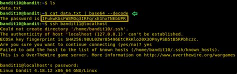 OverTheWire – Bandit Walkthrough (1-14) - Hacking Articles