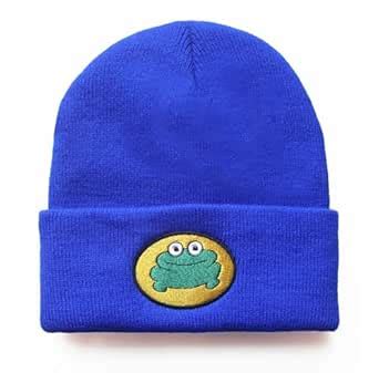 CazDopaM Cute Cartoon TV Parappa The Rapper Frog Knitted Beanie Hats ...