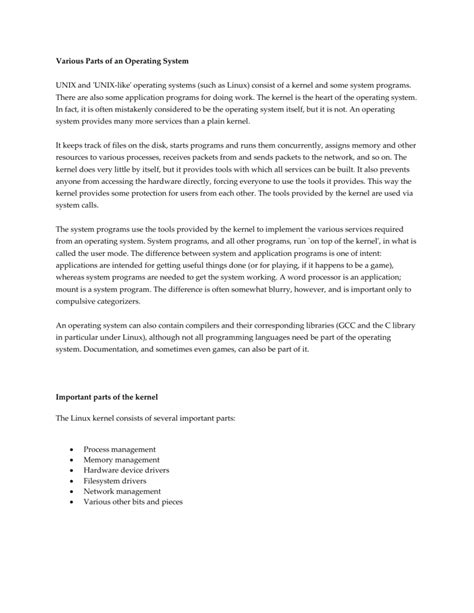 Kernel of Operating System Components 的图像结果