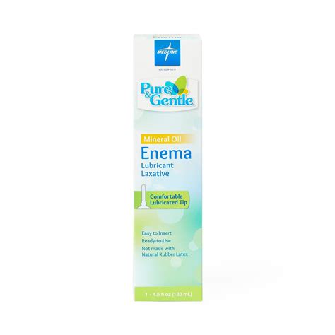 Pure & Gentle Disposable Mineral Oil Enema