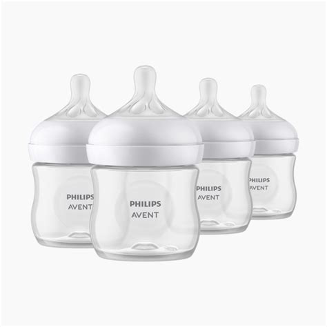Philips Avent Natural Baby Bottle with Natural Response Nipple - Clear ...