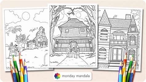 Free Printable Coloring Pages Of Houses