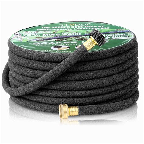Snapklik.com : Soaker Hose, 1/2" X 50 FT Round Rubber Garden Soaker ...