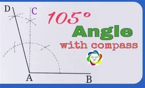 draw an angle which measures 105 degree and bisect it - Brainly.in