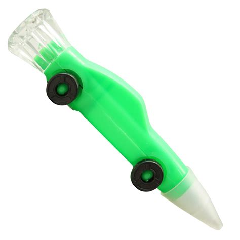 Penhouse Model No :17075 Green Color Body With Tourch Light Car Ball Pen
