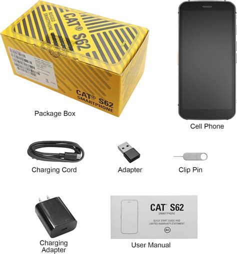 Unifone New CAT S62 Unlocked Rugged Cell Phone (128GB, 4GB) India | Ubuy