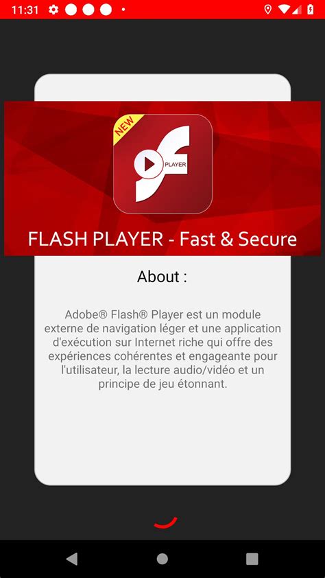 Rezultat imagine pentru Flash Player Android Apk
