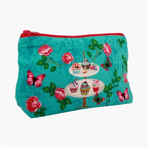 Buy PINAKEN Cup Cake Multicolour Printed Cosmetic Bag - 15x27cm from ...