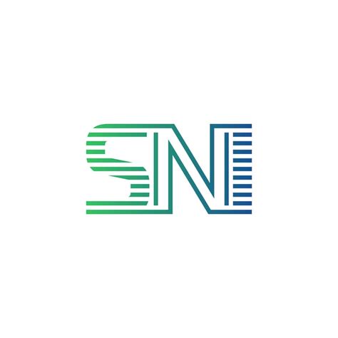 Modern sni logo design letter sni minimalist professional and versatile ...
