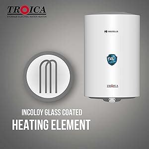 Buy Havells Troica 10 Litre Storage Water Heater (Geyser) |Glass Coated ...